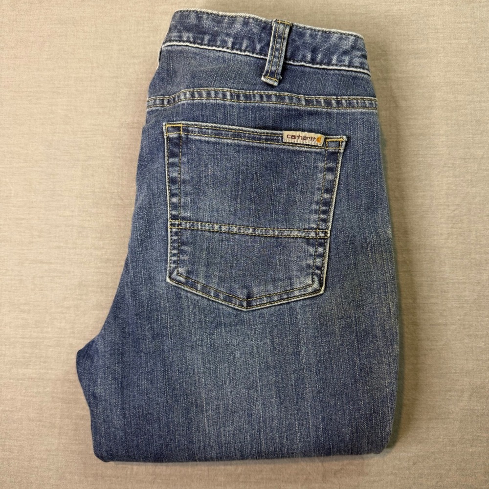 Carhartt Slim Fit Skinny Leg Jeans Womens 30x30 Blue Excellent Denim Pants